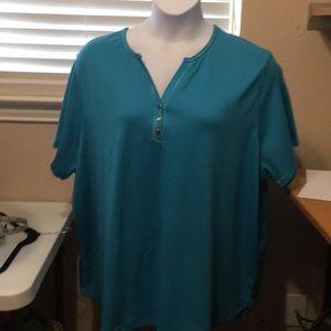 Plus size Avenue  30  -  32 Turquoise Tunic